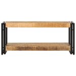 Vidaxl meuble tv 90 x 30 x 40 cm bois de manguier massif Vidaxl meuble tv 90 x 30 x 40 cm bois de manguier massif