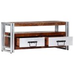 Vidaxl meuble tv 90 x 30 x 40 cm bois de rcupration massif