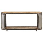 Vidaxl meuble tv 90x30x40 cm bois de manguier massif