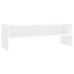 Vidaxl meuble tv blanc 120 x 40 x 40 cm agglomr