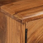 Vidaxl meuble tv bois d'acacia massif 88 x 30 x 40 cm