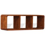 Vidaxl meuble tv bois massif avec finition en sesham 120 x 30 x 40 cm Vidaxl meuble tv bois massif avec finition en sesham 120 x 30 x 40 cm