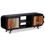 Vidaxl meuble tv bois de rcupration 120 x 30 x 45 cm