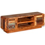 Vidaxl meuble tv bois de rcupration massif 120 x 30 x 40 cm