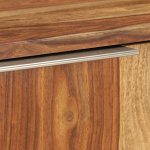 Vidaxl meuble tv bois de sesham massif avec finition miel 118x30x40 cm