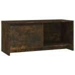 Vidaxl meuble tv chne fum 90x35x40 cm agglomr