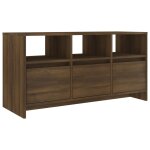 Vidaxl meuble tv chne marron 102x37, 5x52, 5 cm agglomr