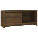 Vidaxl meuble tv chne marron 90x35x40 cm agglomr