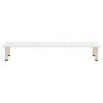 Vidaxl meuble tv givr 140x35x17 cm verre tremp