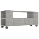 Vidaxl meuble tv gris b�ton 120 x 35 x 43 cm agglom�r�