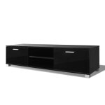 Vidaxl meuble tv  haute brillance noir 140 x 40, 3 x 34, 7 cm