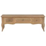 Vidaxl meuble tv marron 100 x 35 x 35 cm bois