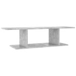 Vidaxl meuble tv mural gris bton 103x30x26, 5 cm