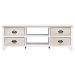 Vidaxl meuble tv naturel 115 x 30 x 40 cm bois Vidaxl meuble tv naturel 115 x 30 x 40 cm bois