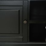 Vidaxl meuble tv noir 90 x 30 x 40 cm bois