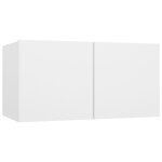 Vidaxl meuble tv suspendu blanc 60x30x30 cm Vidaxl meuble tv suspendu blanc 60x30x30 cm