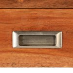 Vidaxl meuble tv avec tiroirs bois d'acacia finition en sesham 140 cm