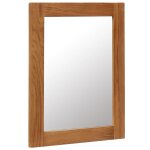 Vidaxl miroir 40 x 50 cm bois de ch�ne massif