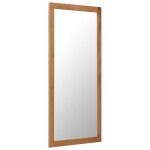 Vidaxl miroir 50 x 140 cm bois de chêne massif Vidaxl miroir 50 x 140 cm bois de chêne massif