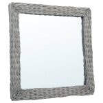 Vidaxl miroir 60x60 cm osier