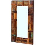 Vidaxl miroir bois de rcupration massif 80 x 50 cm