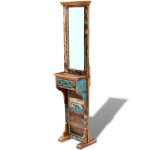 Vidaxl miroir de couloir bois de récupération massif 47 x 23 x 180 cm Vidaxl miroir de couloir bois de récupération massif 47 x 23 x 180 cm