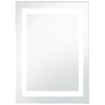 Vidaxl miroir  led pour salle de bains et capteur tactile 60x100 cm