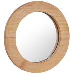 Vidaxl miroir mural 40 cm teck rond