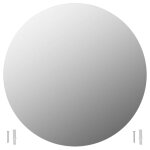 Vidaxl miroir mural 60 cm rond verre
