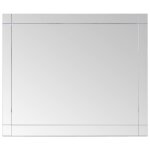 Vidaxl miroir mural 80x60 cm verre