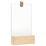 Vidaxl miroir mural bois de pin massif 23x39, 5 cm Vidaxl miroir mural bois de pin massif 23x39, 5 cm