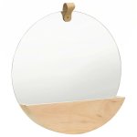 Vidaxl miroir mural bois de pin massif 35 cm Vidaxl miroir mural bois de pin massif 35 cm