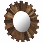 Vidaxl miroir mural bois de récupération massif 70 cm Vidaxl miroir mural bois de récupération massif 70 cm