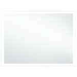 Vidaxl miroir mural  led pour salle de bains 100 x 60 cm