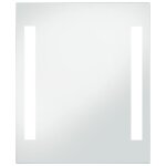 Vidaxl miroir mural  led pour salle de bains 50 x 60 cm
