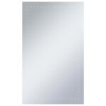 Vidaxl miroir mural  led pour salle de bains 60 x 100 cm