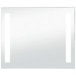 Vidaxl miroir mural  led pour salle de bains 60 x 50 cm