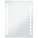Vidaxl miroir mural � led pour salle de bains 60 x 80 cm