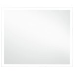 Vidaxl miroir mural  led pour salle de bains 80 x 60 cm