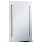 Vidaxl miroir mural  led pour salle de bains avec tagre 60x80 cm
