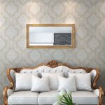 Vidaxl miroir mural style baroque 120 x 60 cm dor