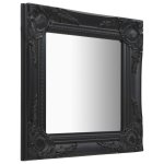 Vidaxl miroir mural style baroque 40x40 cm noir Vidaxl miroir mural style baroque 40x40 cm noir