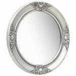 Vidaxl miroir mural style baroque 50 cm argenté Vidaxl miroir mural style baroque 50 cm argenté