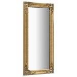 Vidaxl miroir mural style baroque 50x120 cm dor