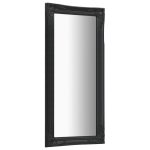 Vidaxl miroir mural style baroque 50x120 cm noir