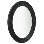 Vidaxl miroir mural style baroque 50x70 cm noir