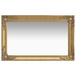 Vidaxl miroir mural style baroque 50x80 cm dor
