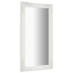 Vidaxl miroir mural style baroque 60x100 cm blanc Vidaxl miroir mural style baroque 60x100 cm blanc