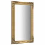 Vidaxl miroir mural style baroque 60x100 cm dor