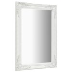 Vidaxl miroir mural style baroque 60x80 cm blanc Vidaxl miroir mural style baroque 60x80 cm blanc